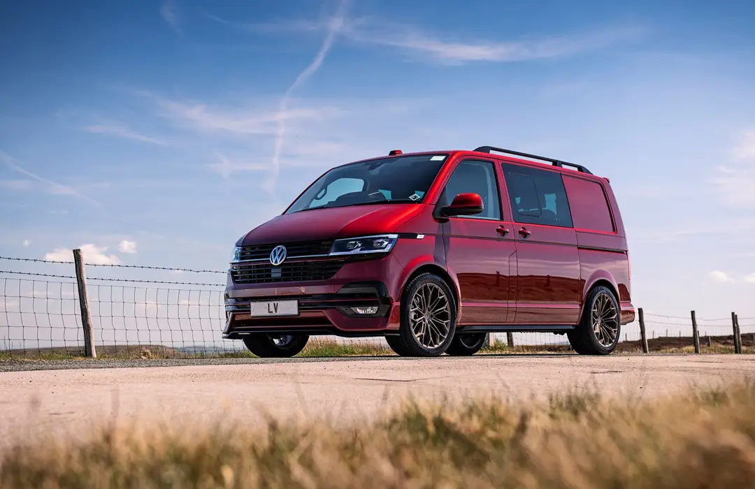 Red VW Transporter LV-S van