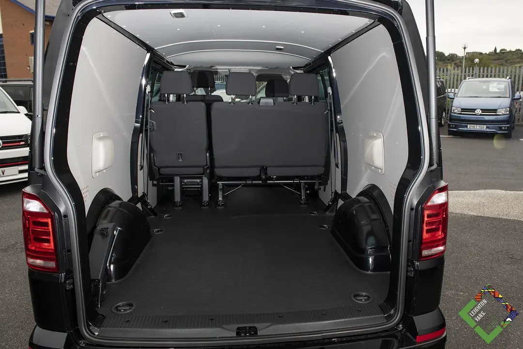 VW Transporter kombi rear seats and load area